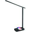 LED lámpa JENY 8W dimmelhető, időzítő,vezeték nélküli töltés, USB - DL4305/B