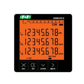   F&F Filipowski - DMM-5T-3 - Háromfázisú hálózati analizátor-multiméter - HD Hungária - DMM-5T-3