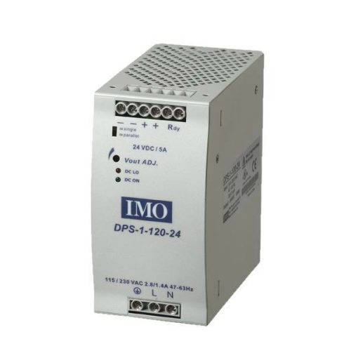 IMO - DPS-1-120-12DC, 10A tápegység - Tápegység, 120W, be:115/230VAC ki:12VDC 10A - HD Hungária - DPS-1-120-12DC