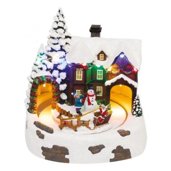   SOMOGYI ELEKTRONIC - DRM 15 - Dioráma havas ház, rénszarvas-szán