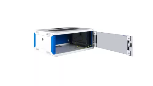SCHRACK - Kommunikációs fali szekrény, S-RACK, 19", 4U SZÉ=540 MA=240 MÉ=450 - DTWE045445