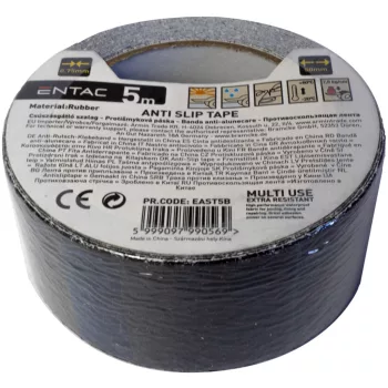 Entac csúszásgátló szalag 0.75mmx50mm Fekete 5m
