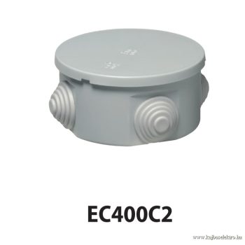   ELETTROCANALI - EC400C2 - 80x40 kerek kötődoboz gumibevezetővel IP44