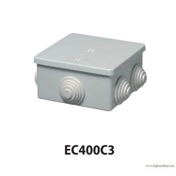   ELETTROCANALI - EC400C3 - 80x80x40 kötődoboz gumibevezetővel IP44