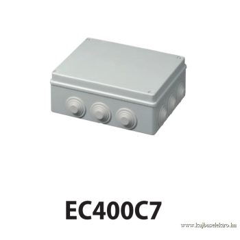   ELETTROCANALI - EC400C7 - 240x190x90 kötődoboz gumibevezetővel IP55