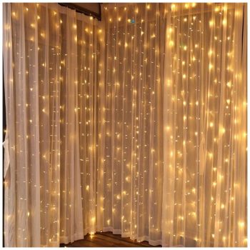 Entac Karácsonyi Függöny IP44 300 LED 3x3m 8F