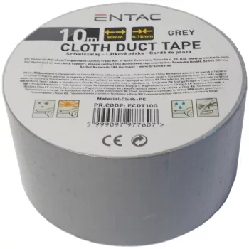 Entac Szövet erősítésű szalag 0.18x50mm Szürke 10m