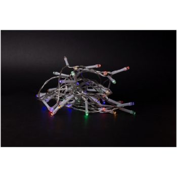   Entac Karácsonyi IP44 Füzér 96 LED Időzítővel Színes 7m (3AA)