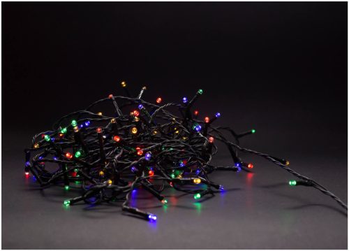 Entac Karácsonyi IP44  Fényfüzér 50 LED MC 5m IR Távirányítóval (2AA)