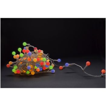   Entac Karácsonyi IP44  Fényfüzér 15mm Balls 120 LED 9m MC