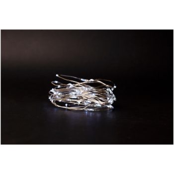   Entac Karácsonyi Beltéri Drótfüzér 80 LED CW 4,1m (3AA nt.)