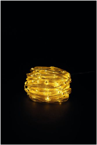 Entac Karácsonyi IP44 200 PVC Bevonatú Micro LED WW 20m