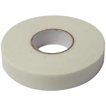 Entac Kétoldalas Szivacs Szalag 1x19mm Fehér 2m