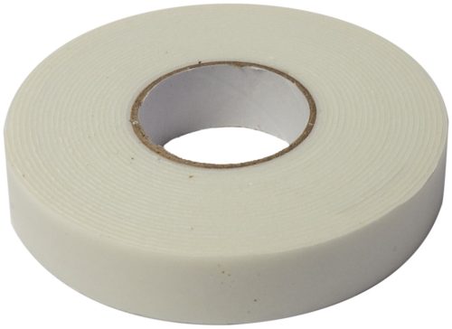 Entac Kétoldalas Szivacs Szalag 1x19mm Fehér 2m