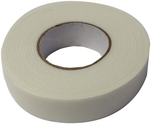 Entac Kétoldalas Szivacs Szalag 1x19mm Fehér 5m