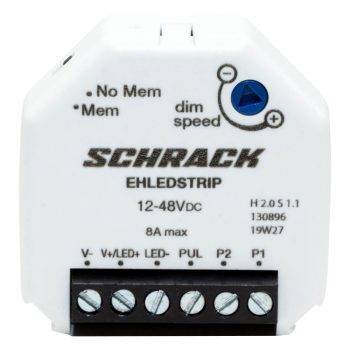   SCHRACK - Süllyesztett dimmer LED szalagokhoz, 8A - EHLEDSTRIP