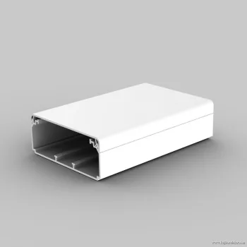   KOPOS ELEKTRO - EKD 100X40 HD - Szerelvénybeépítő csatorna Műa csatorna 100x40mm tetővel fehér 2m/szál 8m/cs dobozos csomagolás