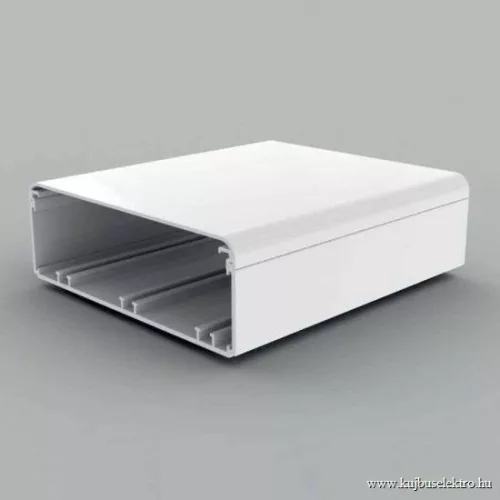 KOPOS ELEKTRO - EKE 180X60 HD - Szerelvénybeépítő csatorna Műa csatorna 180x60mm tetővel fehér 2m/szál 6m/cs