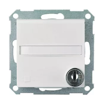   SCHRACK - Dugaszoló aljzat zárható fedéllel, különböző zárakkal VISIO S 55 DESIGN „CUBIC” esetén egyes (EV105301--), kettes (EV105302--) vagy hármas keretet (EV105303--) lehet használni hozzá; a VISIO