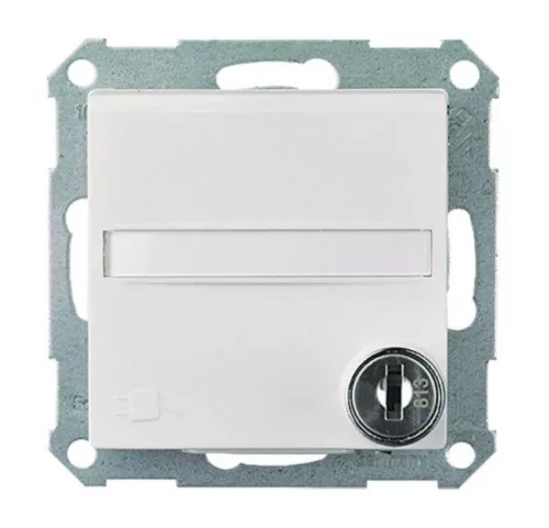SCHRACK - Dugaszoló aljzat zárható fedéllel, különböző zárakkal VISIO S 55 DESIGN „CUBIC” esetén egyes (EV105301--), kettes (EV105302--) vagy hármas keretet (EV105303--) lehet használni hozzá; a VISIO