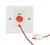 SCHRACK - Süllyesztett hívó nyomóbetét+LED+húzózsinór+fedlap hófehér  - EL740034--