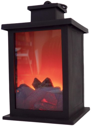 Entac LED Lámpa Kandalló Láng Imitációval 17cm 3xAA nt.