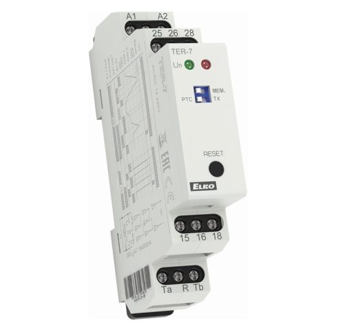Motorhőmérséklet ellenőrző termosztát 24-240VAC-vezérlés 24-240VDC AC/DC - TER-7