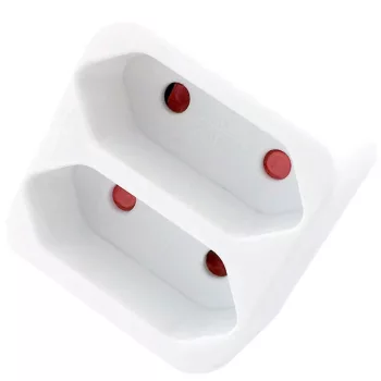 Entac Hálózati Adapter 2 Aljzat (2 Euro)