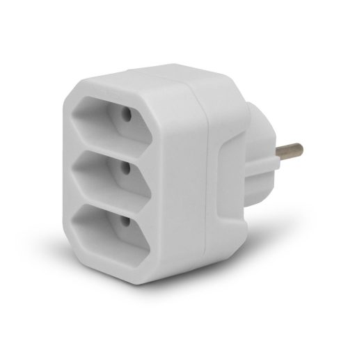 Entac Hálózati Adapter 3 Aljzat (3 Euro)