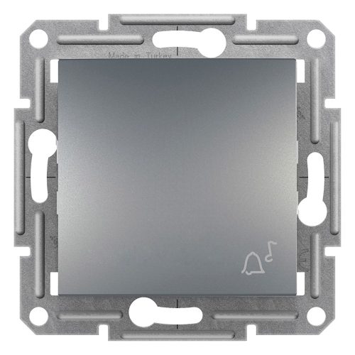 SCHNEIDER EPH0800162 - ASFORA Egypólusú nyomó, csengőjel, rugós bekötés, acél