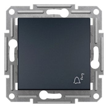   SCHNEIDER EPH0800171 - ASFORA Egypólusú nyomó, csengőjel, rugós bekötés, antracit