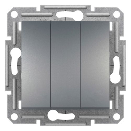 SCHNEIDER EPH2100162 - ASFORA Hármas kapcsoló, acél