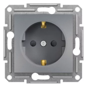   SCHNEIDER EPH2900262 - ASFORA 2P+F csatlakozóaljzat, biztonsági zsaluval, csavaros, acél