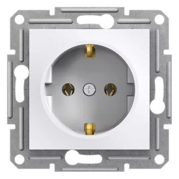   SCHNEIDER EPH2970121 - ASFORA 2P+F csatlakozóaljzat, csavaros, keret nélkül, fehér (120db)