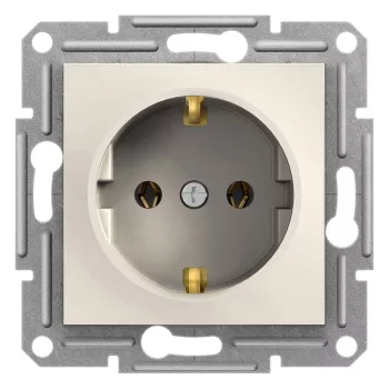   SCHNEIDER EPH2970123 - ASFORA 2P+F csatlakozóaljzat, csavaros, keret nélkül, bézs (120db)