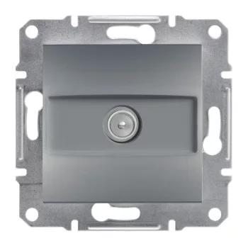   SCHNEIDER EPH3200162 - ASFORA TV aljzat, végzáró, 1 dB, acél 