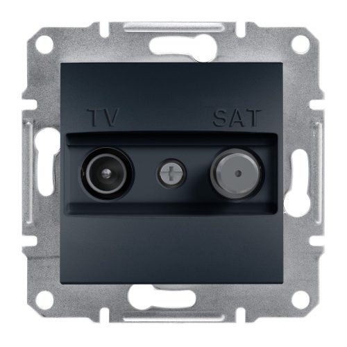 SCHNEIDER EPH3400171 - ASFORA TV/SAT aljzat, végzáró, 1 dB, antracit 