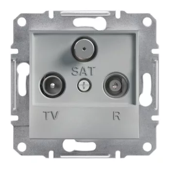   SCHNEIDER EPH3500161 - ASFORA TV/R/SAT aljzat, végzáró, 1 dB, alumínium 