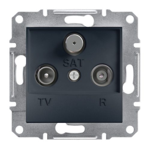 SCHNEIDER EPH3500171 - ASFORA TV/R/SAT aljzat, végzáró, 1 dB, antracit 