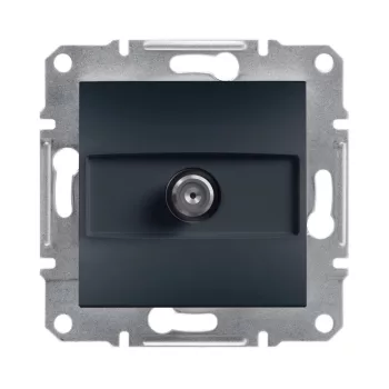   SCHNEIDER EPH3700171 - ASFORA SAT aljzat, végzáró, 1 dB, antracit 