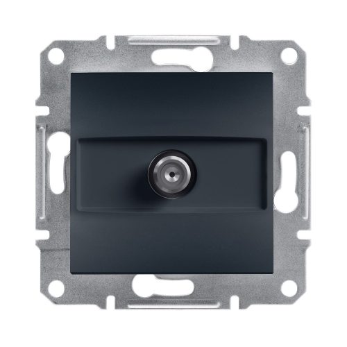 SCHNEIDER EPH3700171 - ASFORA SAT aljzat, végzáró, 1 dB, antracit 