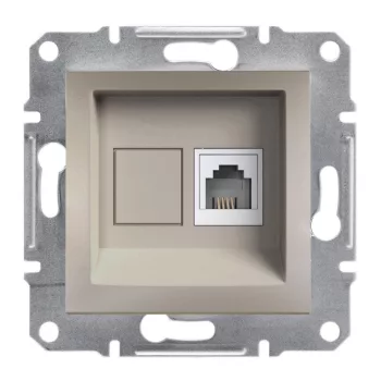 SCHNEIDER EPH4100169 - ASFORA 1xRJ11 telefon aljzat, bronz 