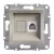 SCHNEIDER EPH4100169 - ASFORA 1xRJ11 telefon aljzat, bronz 