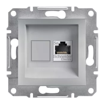   SCHNEIDER EPH4300161 - ASFORA 1xRJ45 Cat5e UTP aljzat, alumínium 