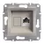 SCHNEIDER EPH4300169 - ASFORA 1xRJ45 Cat5e UTP aljzat, bronz 