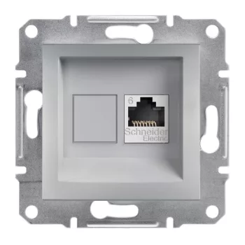   SCHNEIDER EPH4700161 - ASFORA 1xRJ45 Cat6 UTP aljzat, alumínium 