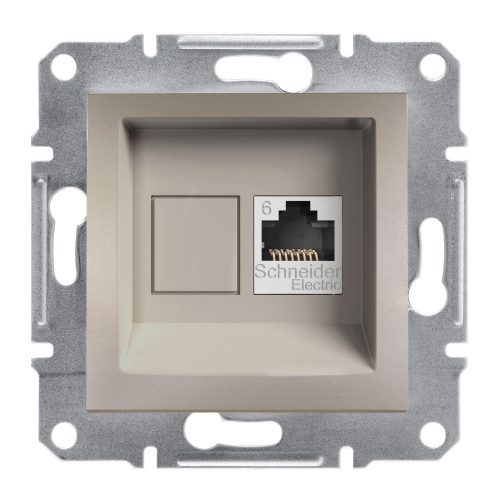 SCHNEIDER EPH4700169 - ASFORA 1xRJ45 Cat6 UTP aljzat, bronz 