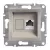 SCHNEIDER EPH4700169 - ASFORA 1xRJ45 Cat6 UTP aljzat, bronz 