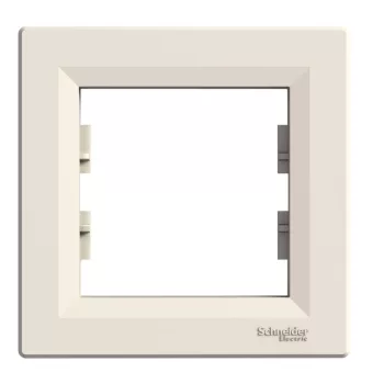 SCHNEIDER EPH5800123 - ASFORA Egyes keret, bézs 