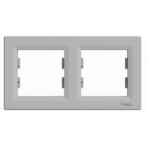 SCHNEIDER EPH5800261 - ASFORA Kettes keret, vízszintes, alumínium